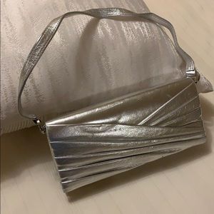 Silver Clutch Purse